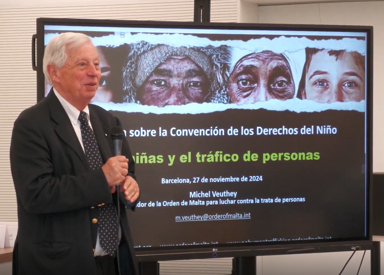 Ambassador Michel Veuthey, in Abat Oliba CEU University of Barcelona